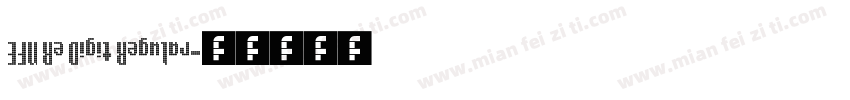 EFN Re Digit Regular字体转换